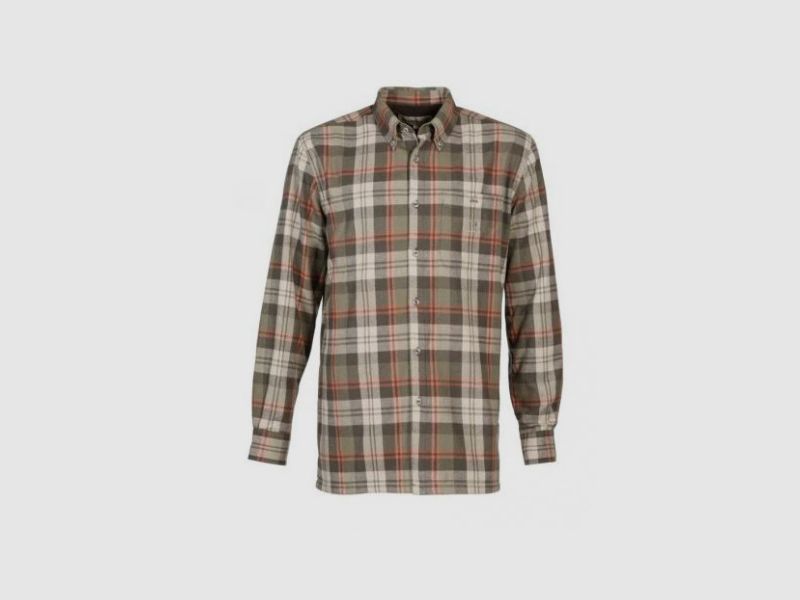 Groen Geruit Fleece Shirt Camicia Percussion Art. 1676, afbeelding 1 van 2