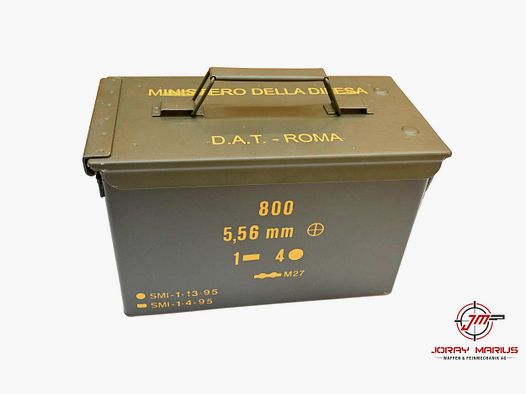 Boîte de munitions Métal 5.56 mm