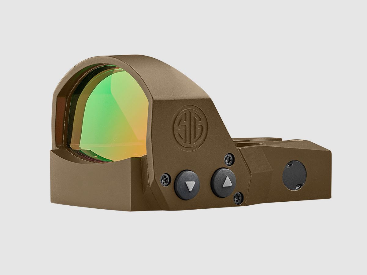 SIG SAUER ROMEO1PRO Red Dot - FDE (Flat Dark Earth), 6 MOA