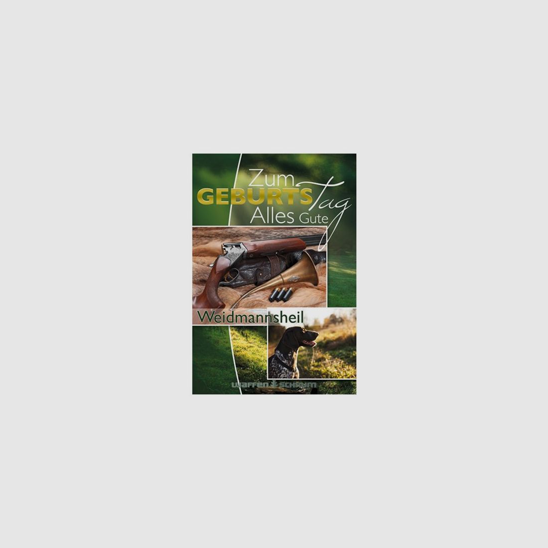 Carte d'anniversaire de Fritzmann chasse