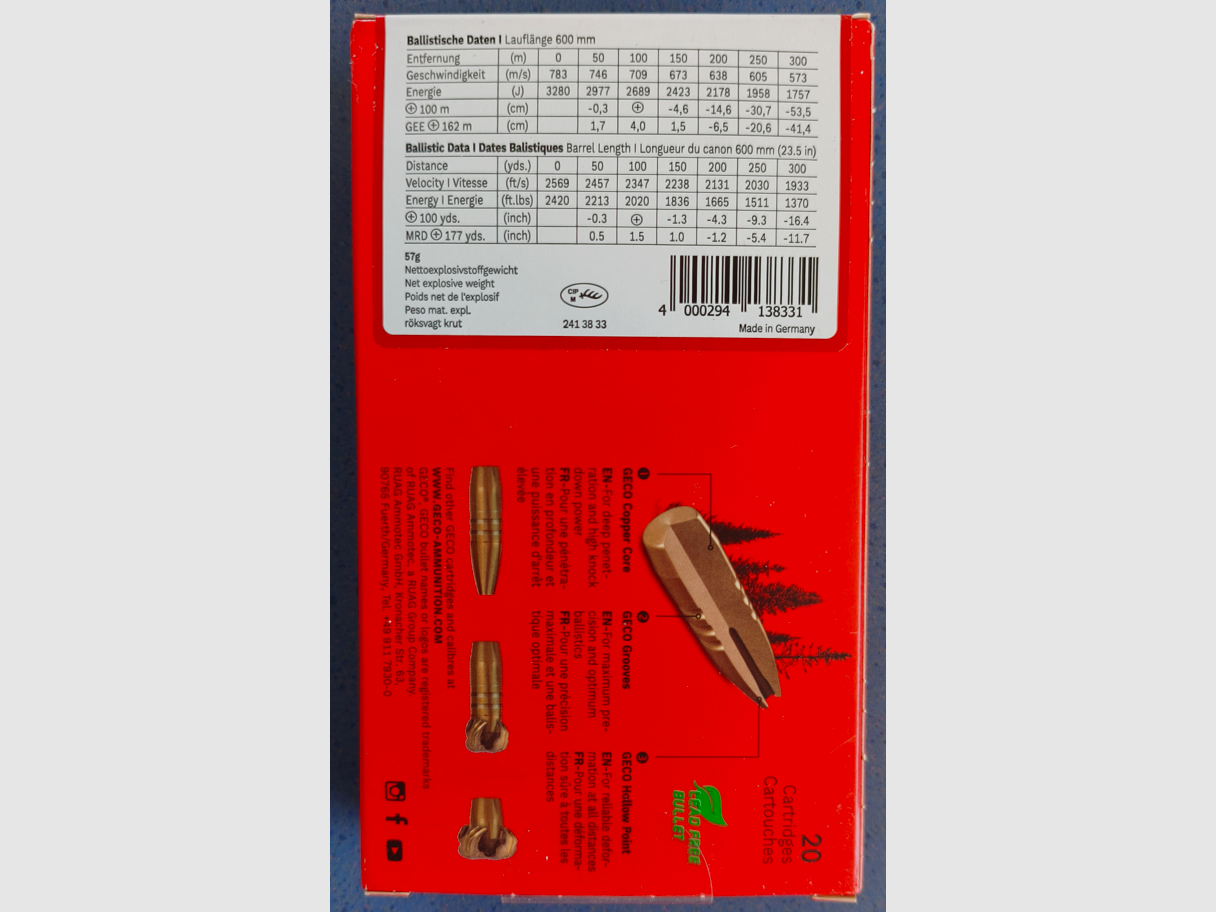 Geco Star .308 Win. 165 grain, immagine 4 di 4