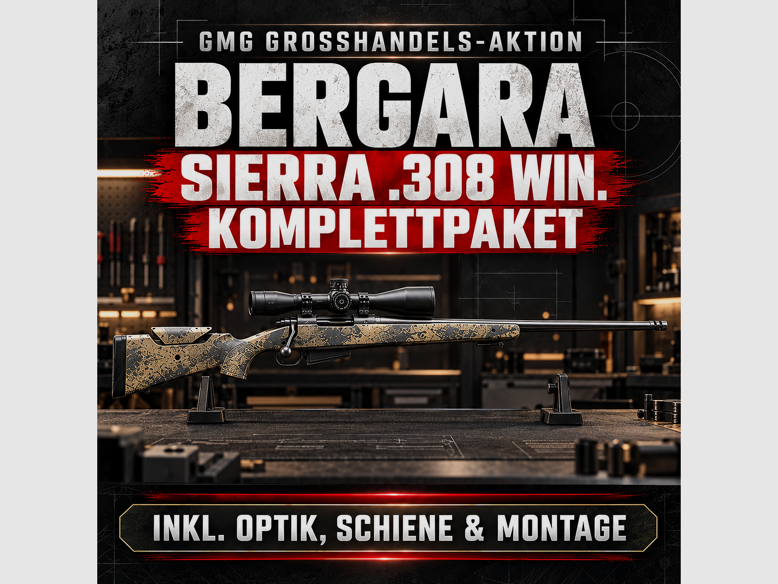 Bergara Wilderness Sierra .308 Win. – pacchetto completo GMG, immagine 1 di 3