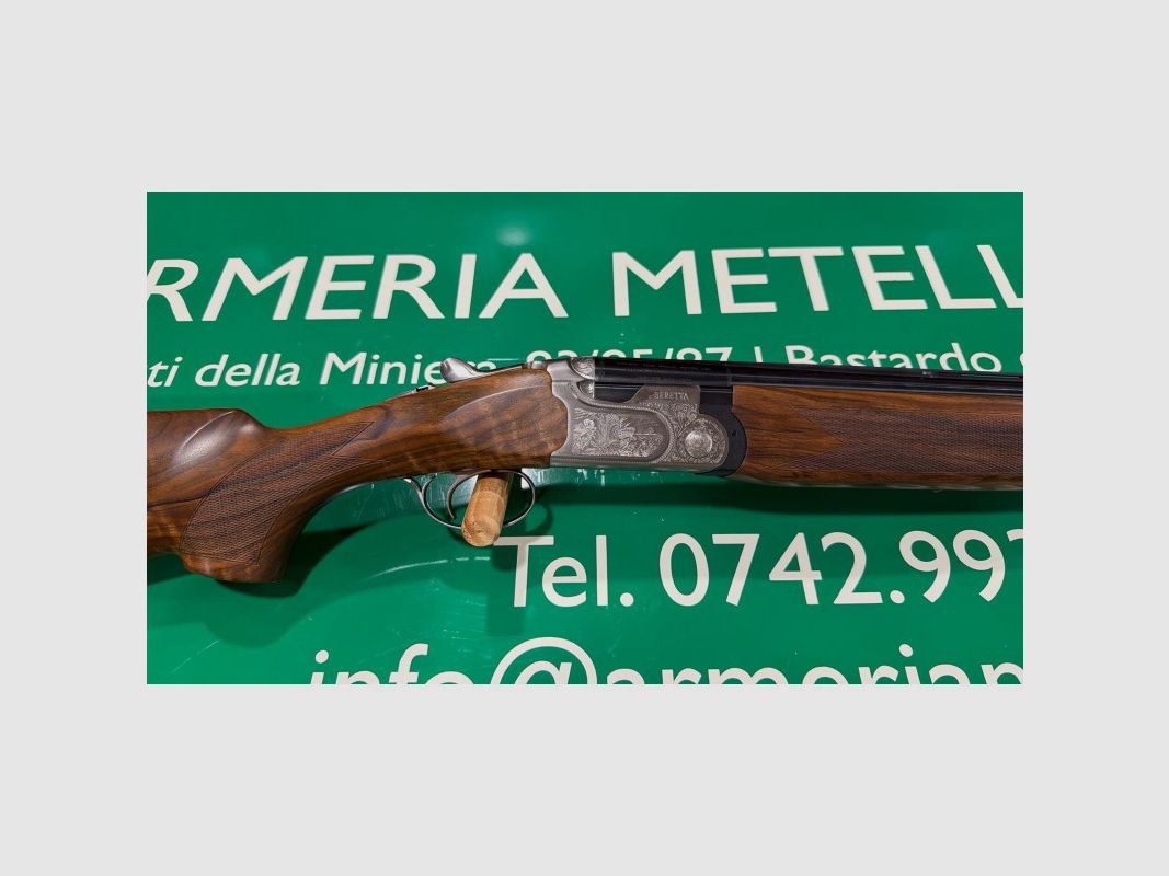 Bockdoppelflinte Beretta mod. 690 III kal. 12 in hout art: 690III12 BERETTA, afbeelding 4 van 5