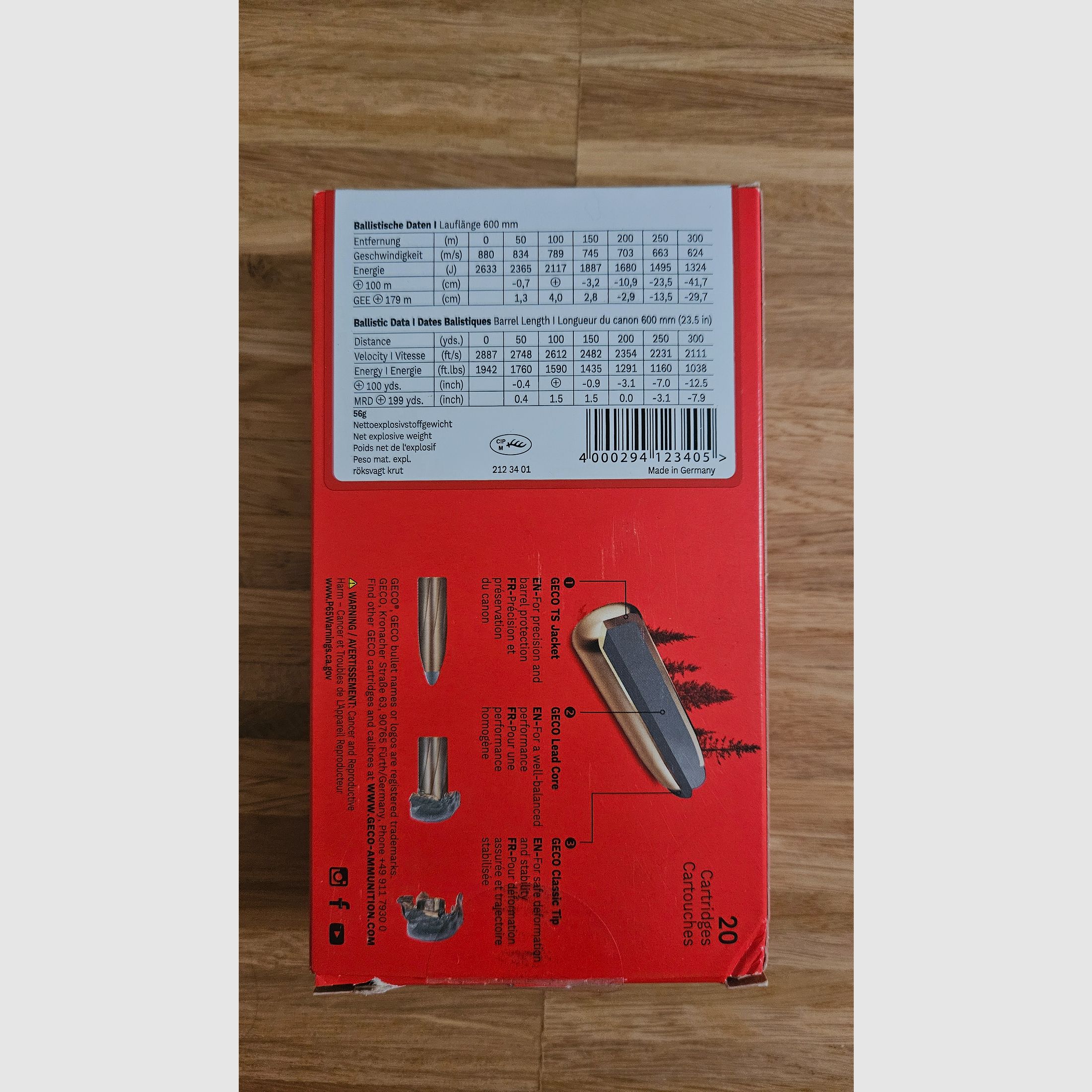 Municja myśliwska GECO Softpoint w .243 Win o wadze 6,8 g 105 gr