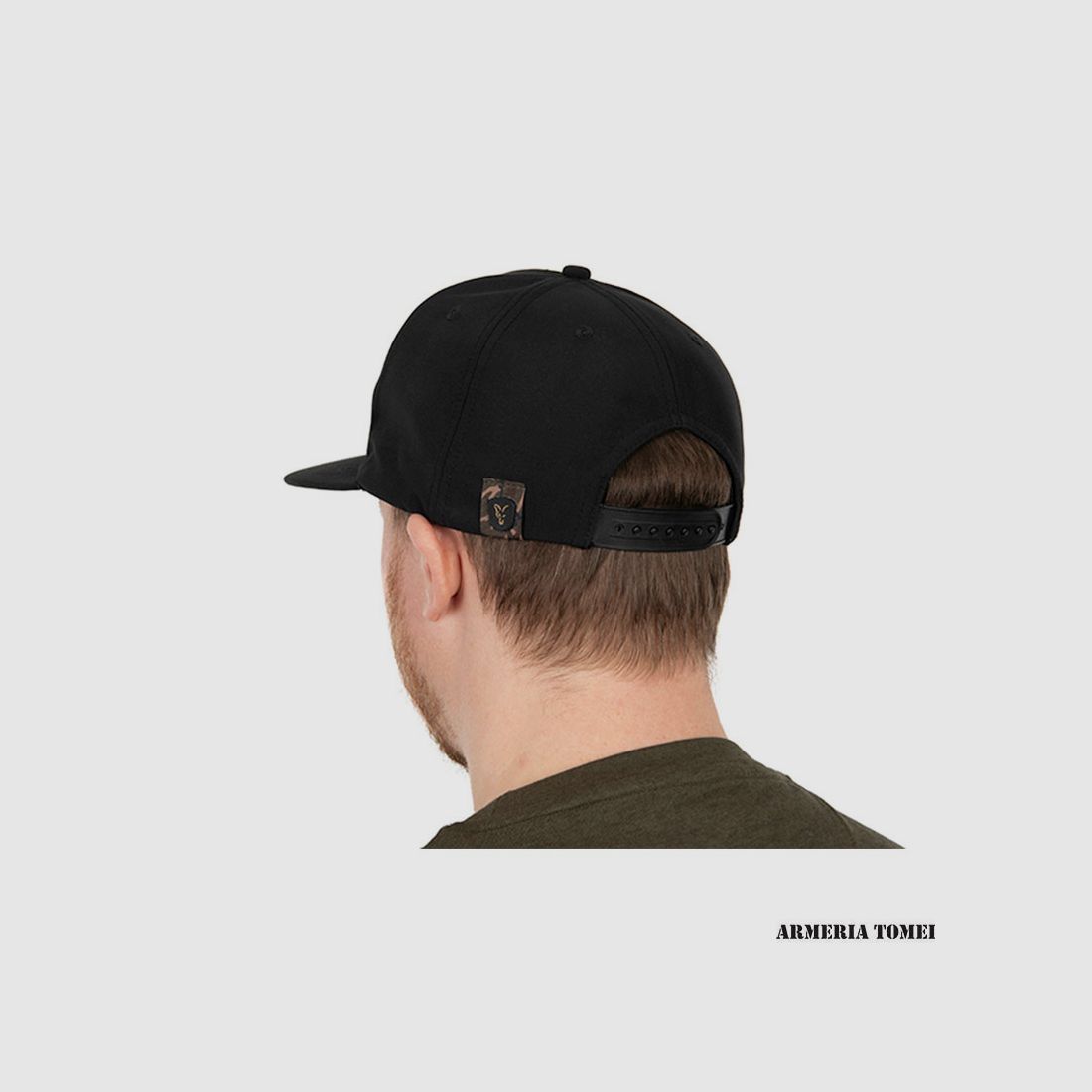 HAT – FOX – BLACK/CAMO FLAT PEAK SNAPBACK CAP, image 3 of 5
