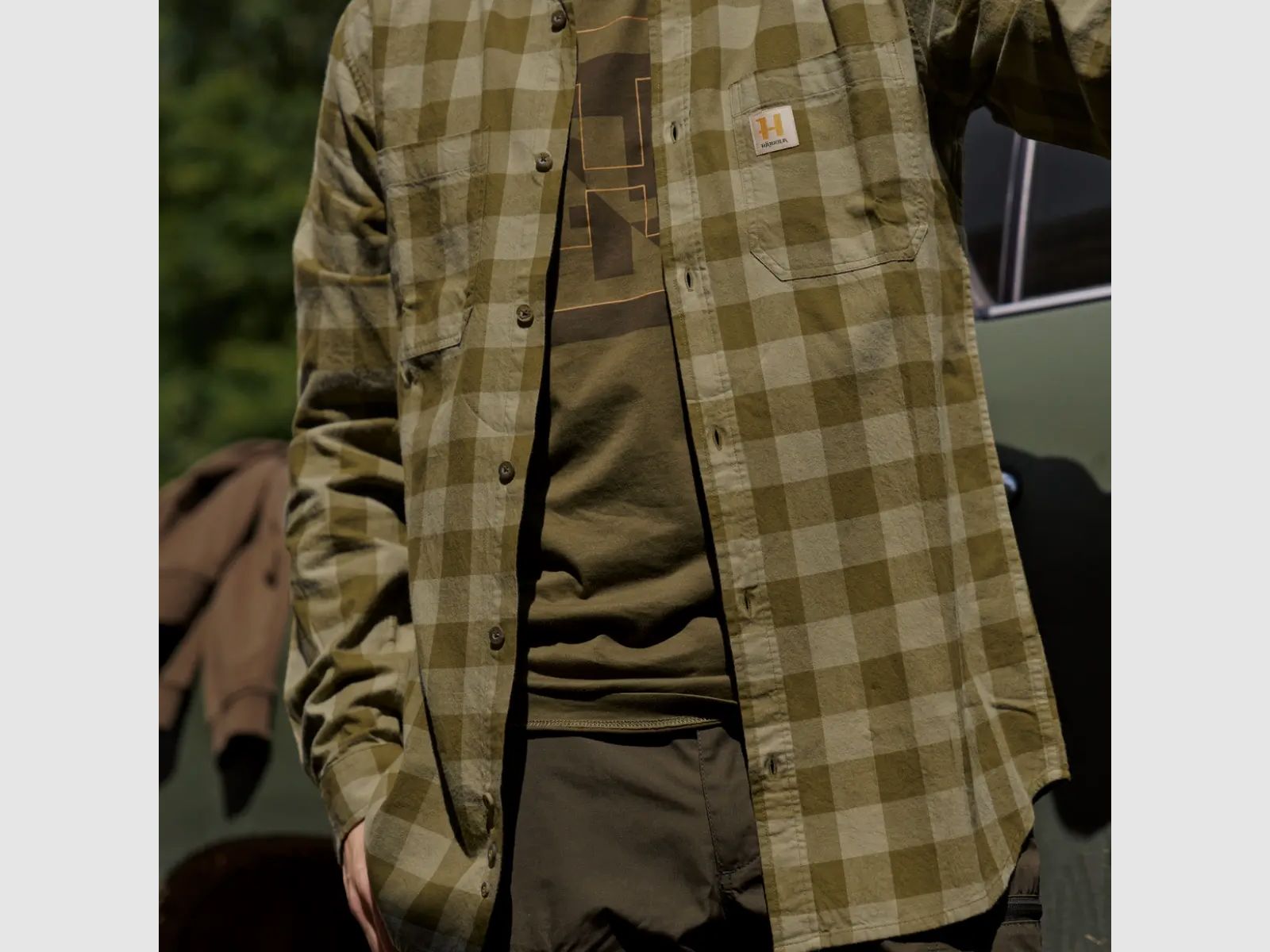 Härkila Scandinavisch Shirt (Donkergroen Ruit)