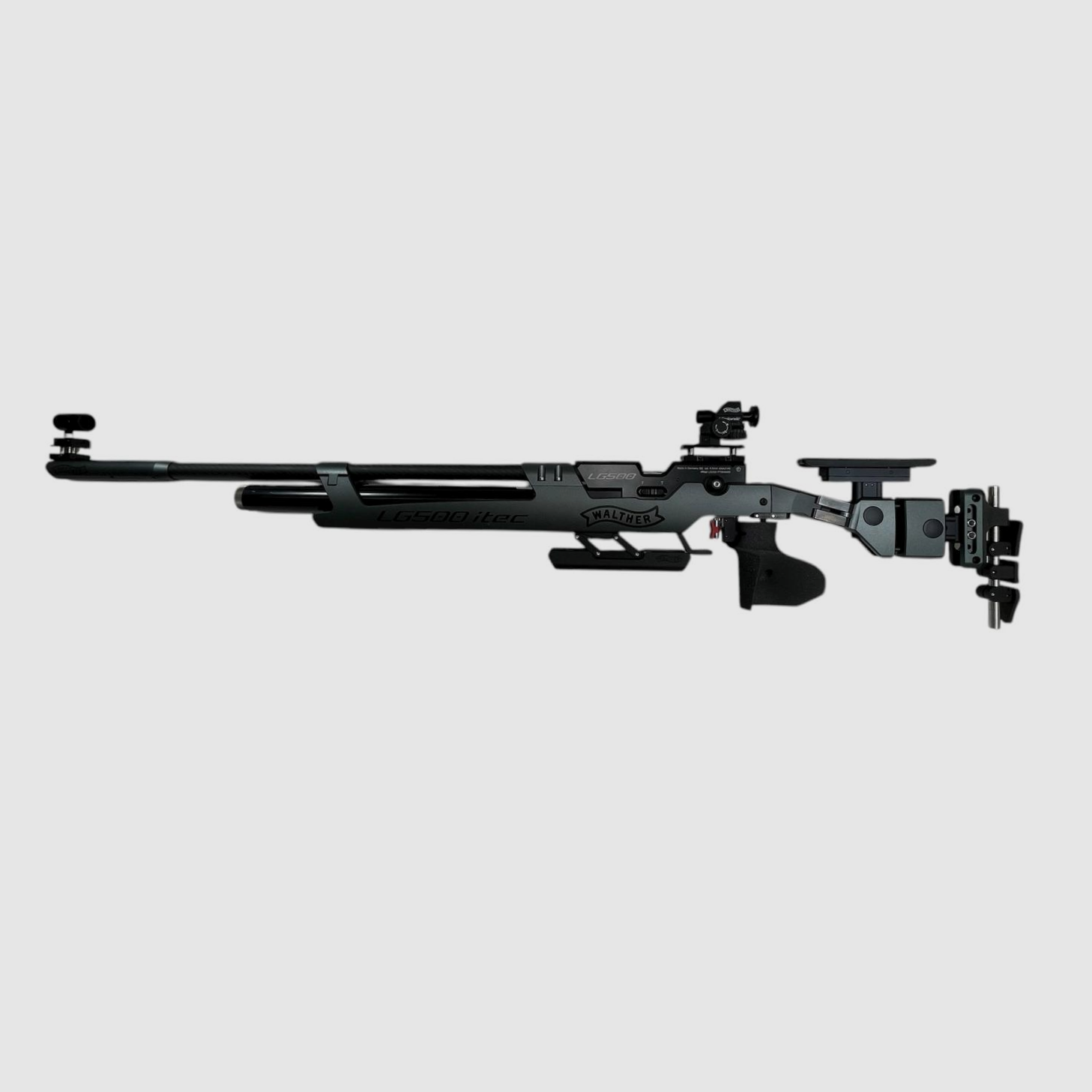 Luftgewehr WALTHER LG500-E itec MM grau Kal. 4,5mm für Rechtshänder, Bild 2 von 2