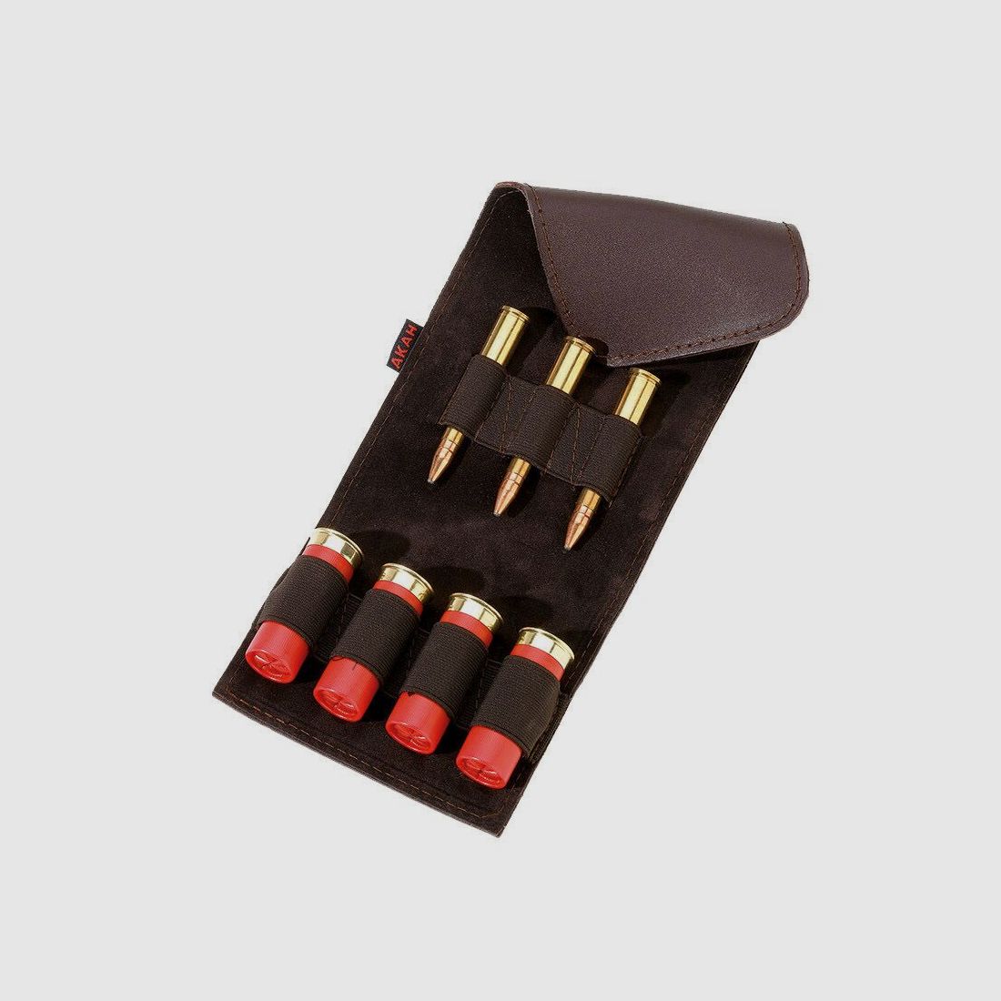 AKAH Patronenetui aus Büffelleder
