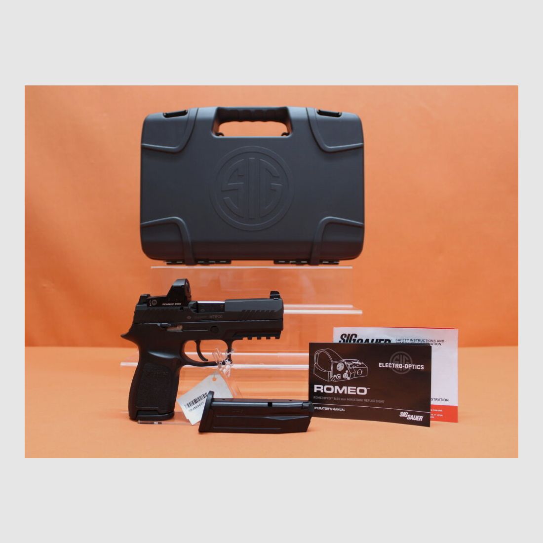 SIG Sauer Handgun 9mm Luger SIG Sauer P320 Compact RXP 99mm Barrel/ ROMEO1 PRO Red Dot Sight (9mm Para)