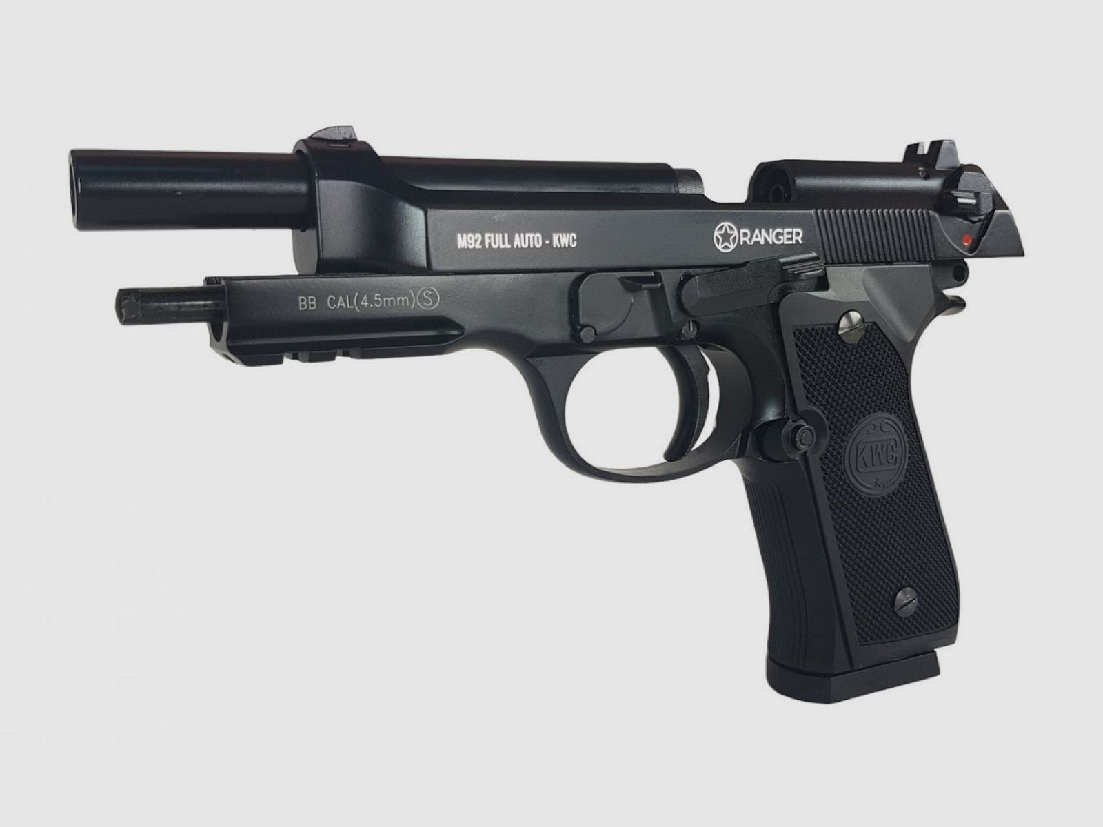 Luftpistole RANGER M92 FULL AUTO BLOWBACK Kal. 4,5 BBs, 18-schüssig KWC, Bild 6 von 12