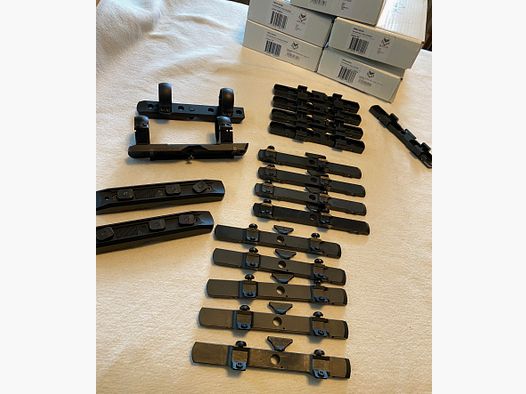 Dentler Montage Grundschiene Montageschiene Blaser, Zeiss, Blaser R 8, Klemm, Prisma, Montage, enz.