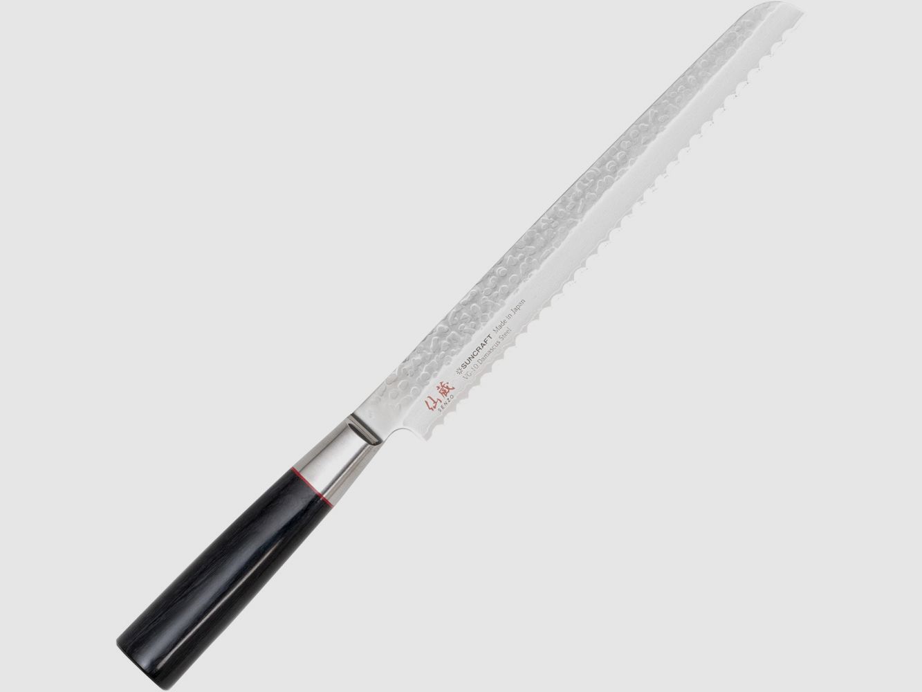 Senzo Brotmesser japanisches Kochmesser Damast VG10