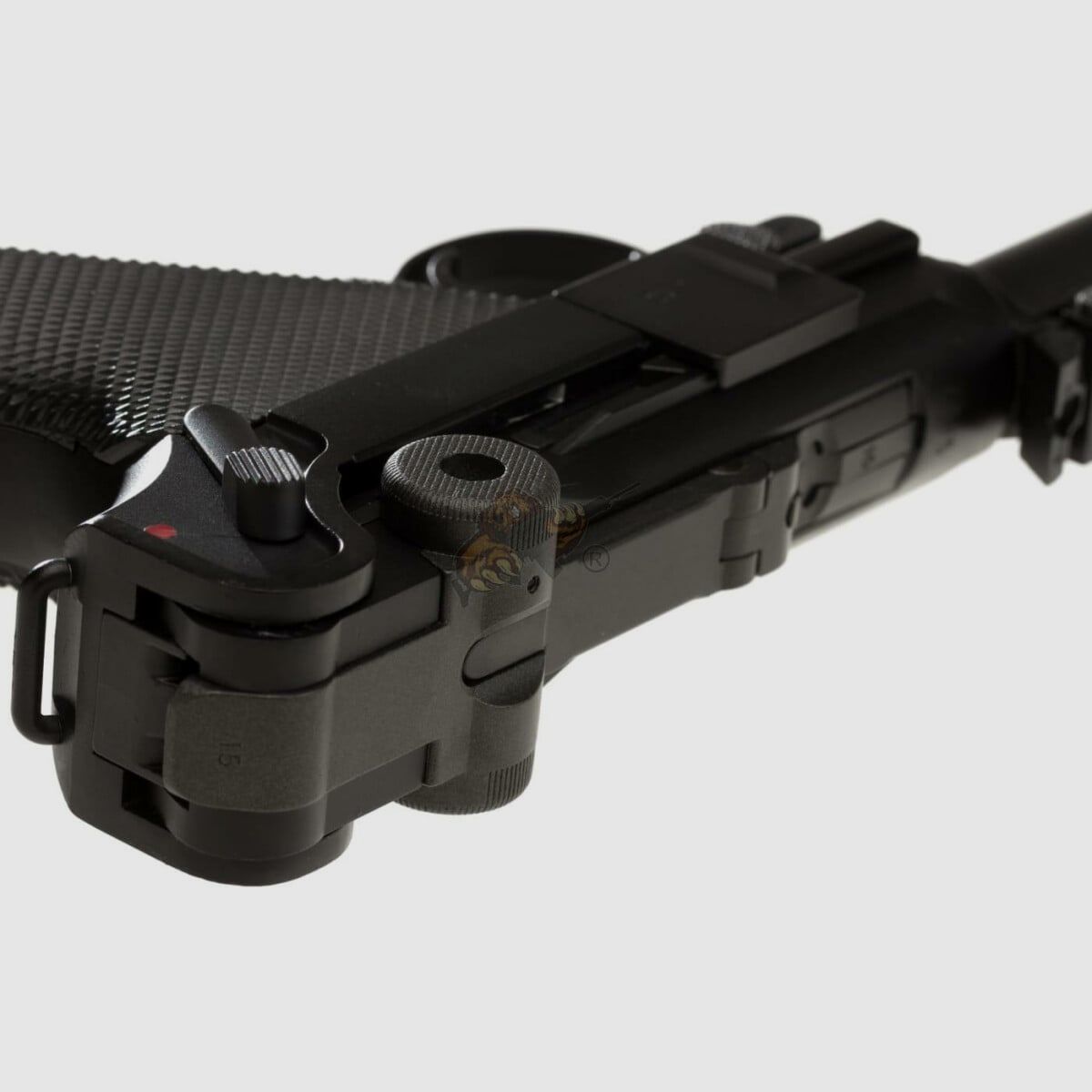 WE P08 "Ari-08" Metal GBB czarny -F-, zdjęcie 4 z 6