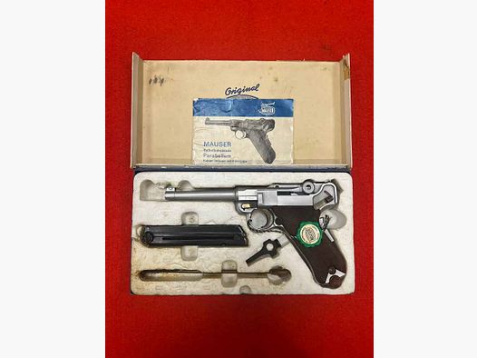 Mauser P08 5" Carbon Steel Caliber 7.65x17mm Browning