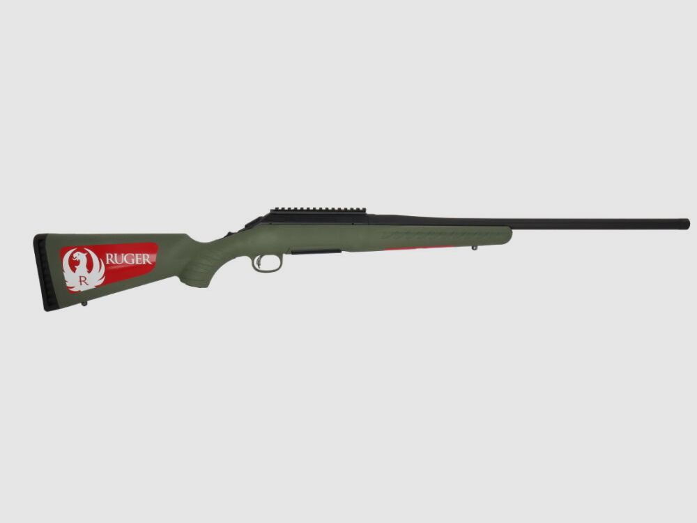 Ruger	 American Rifle Predator LINKS Repetierer / LL 56cm / Laufgewinde / moos grün