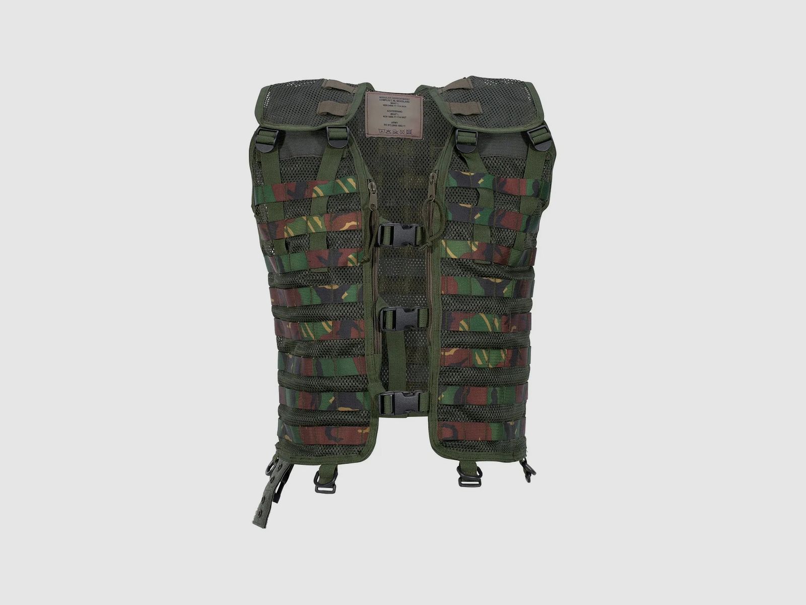 Holländische Armee Holländische Gefechtsweste Modular NL tarn neuwertig