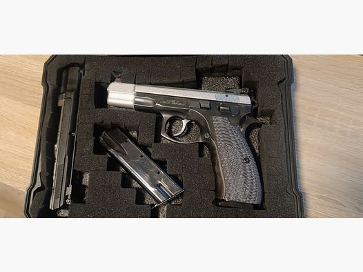 CZ 75B 9mm Luger met verwisselsysteem Kadet.22
