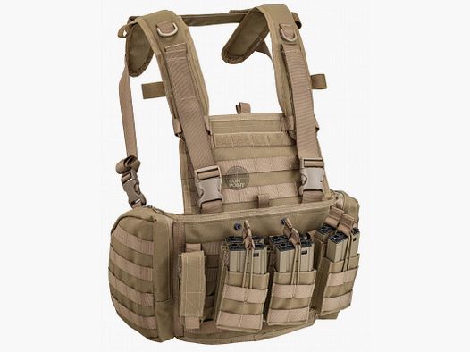 DEFCON 5 MARTE CHEST RIG 1000D NYLON COYOTE TAN