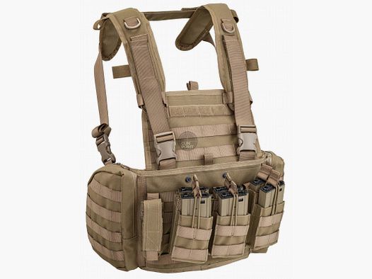 DEFCON 5 MARTE CHEST RIG 1000D NYLON COYOTE TAN