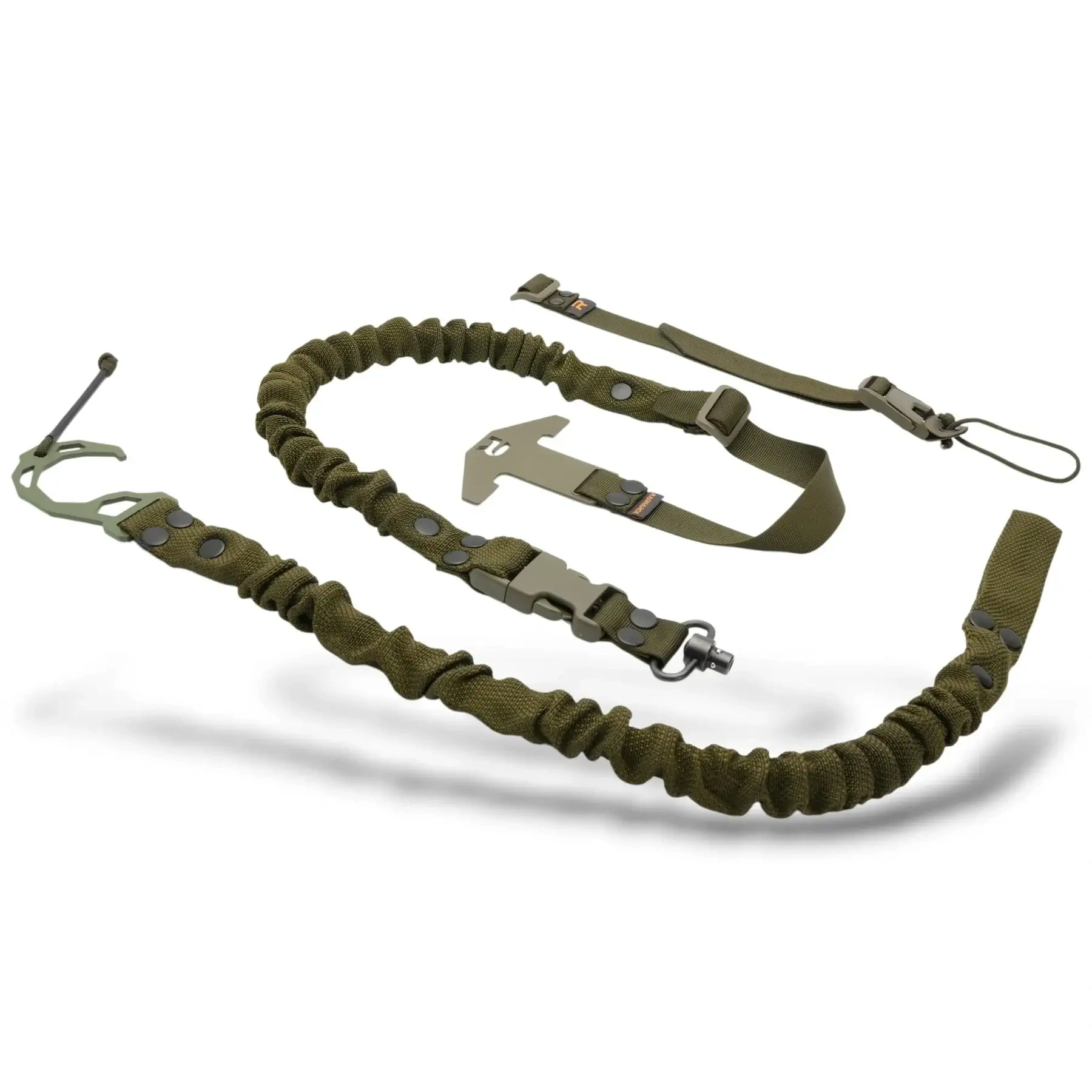 Eenpunts draagriem met bevestigingsset voor tactisch vest RAGNAROK THOR QD OD Green / Olijfgroen, afbeelding 2 van 2