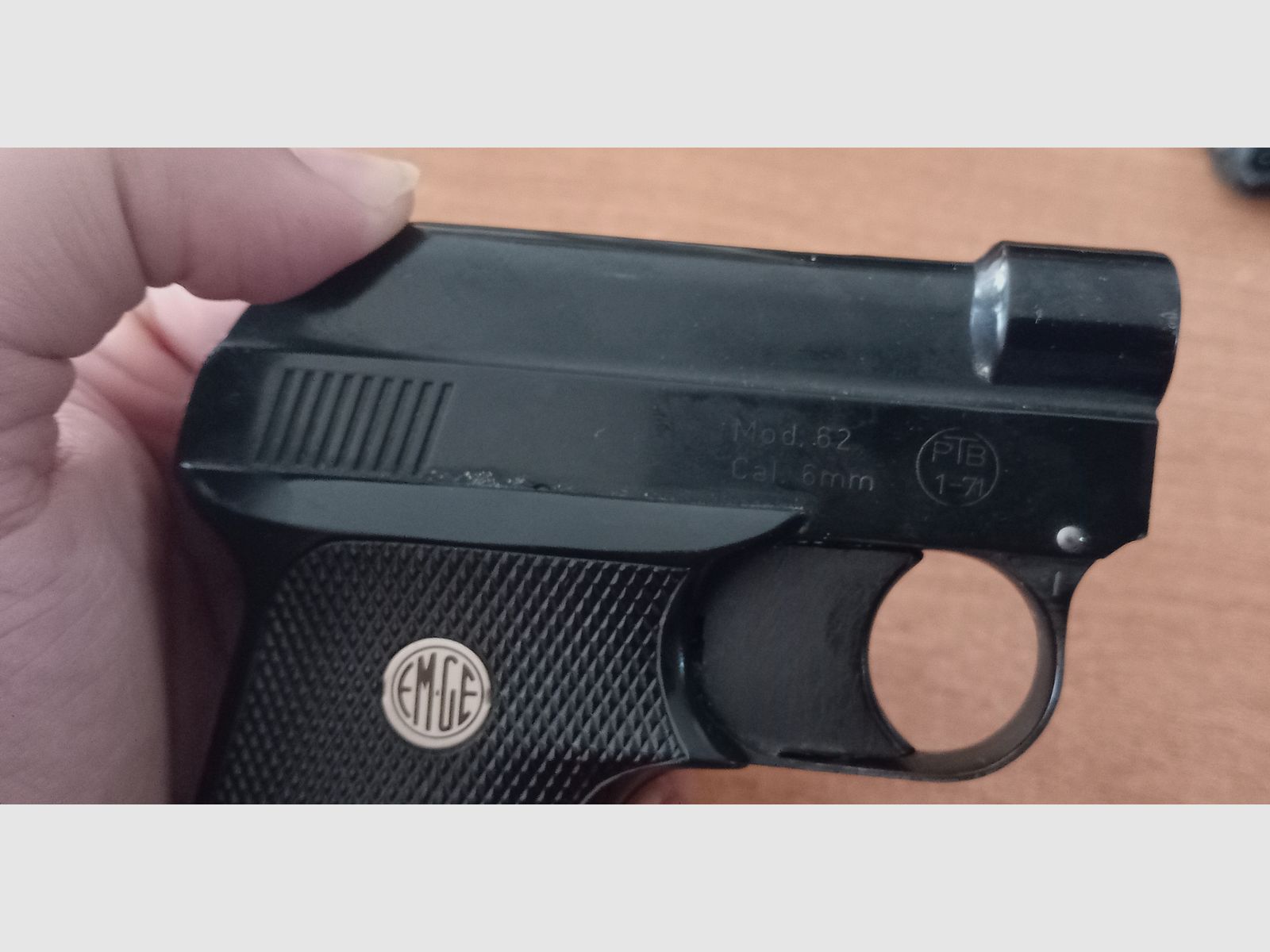 Seltene EM-GE Mod. 62 im Kal. 6 mm Knall Flobert