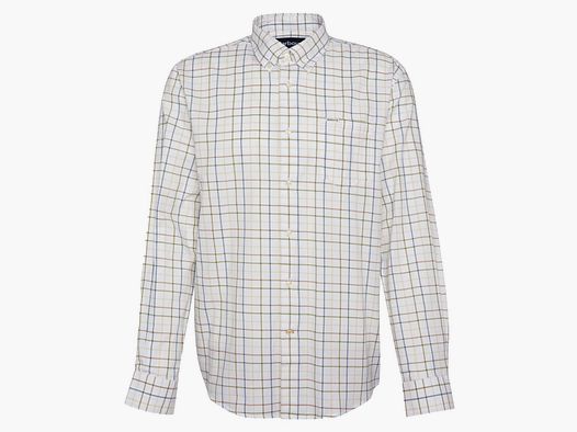 Barbour Hemd Caswell Tattersall Pine Green