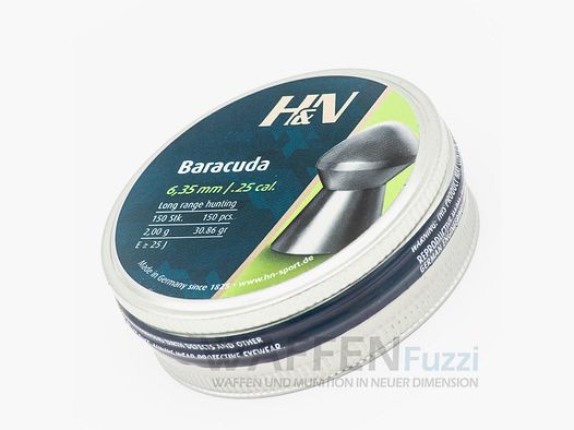 H&N Baracuda Diabolo kaliber 6,35mm