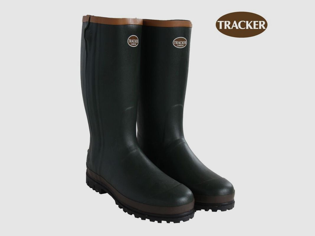Tracker Neopren Comfort Gummistiefel Dark Olive