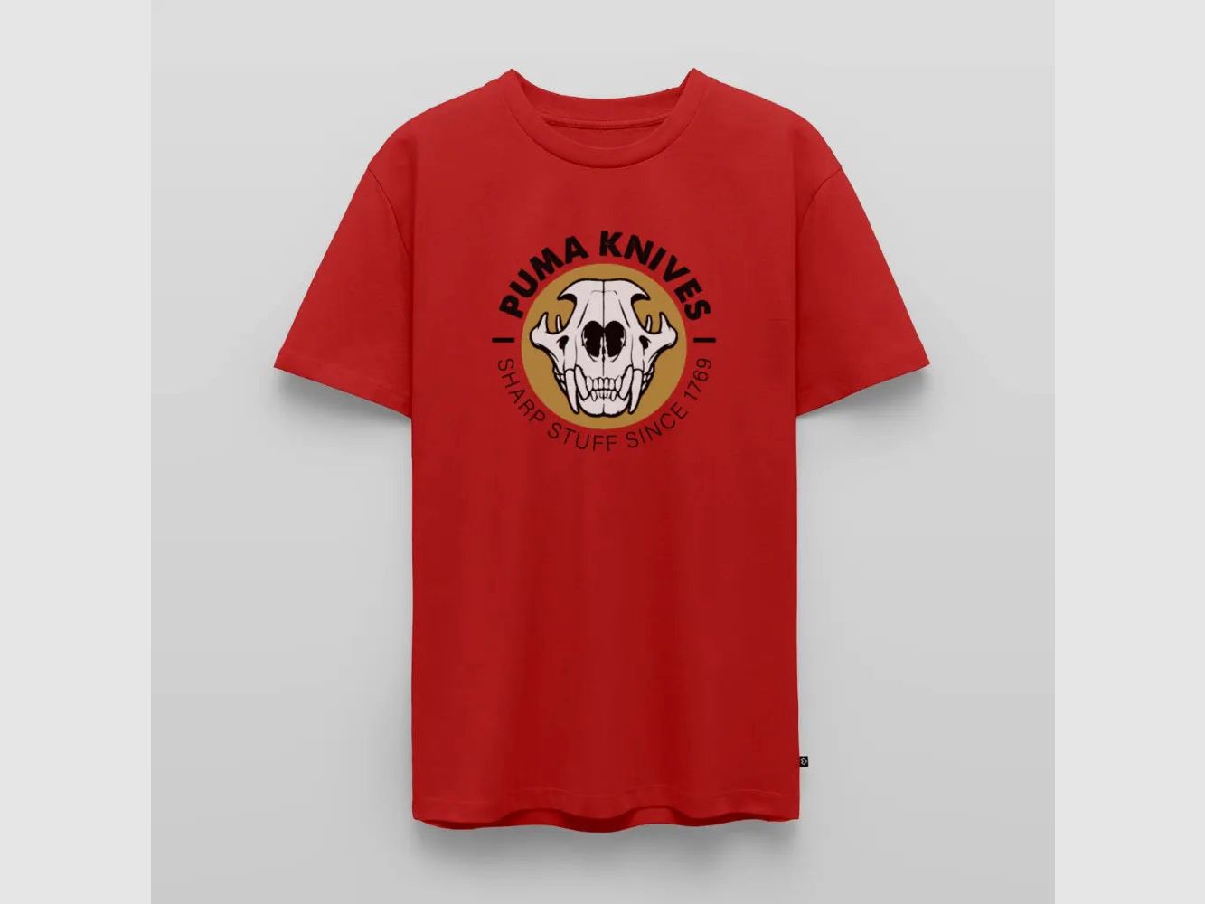 PUMA Men’s Premium T-Shirt "Skull Frontal Sharp Stuff"