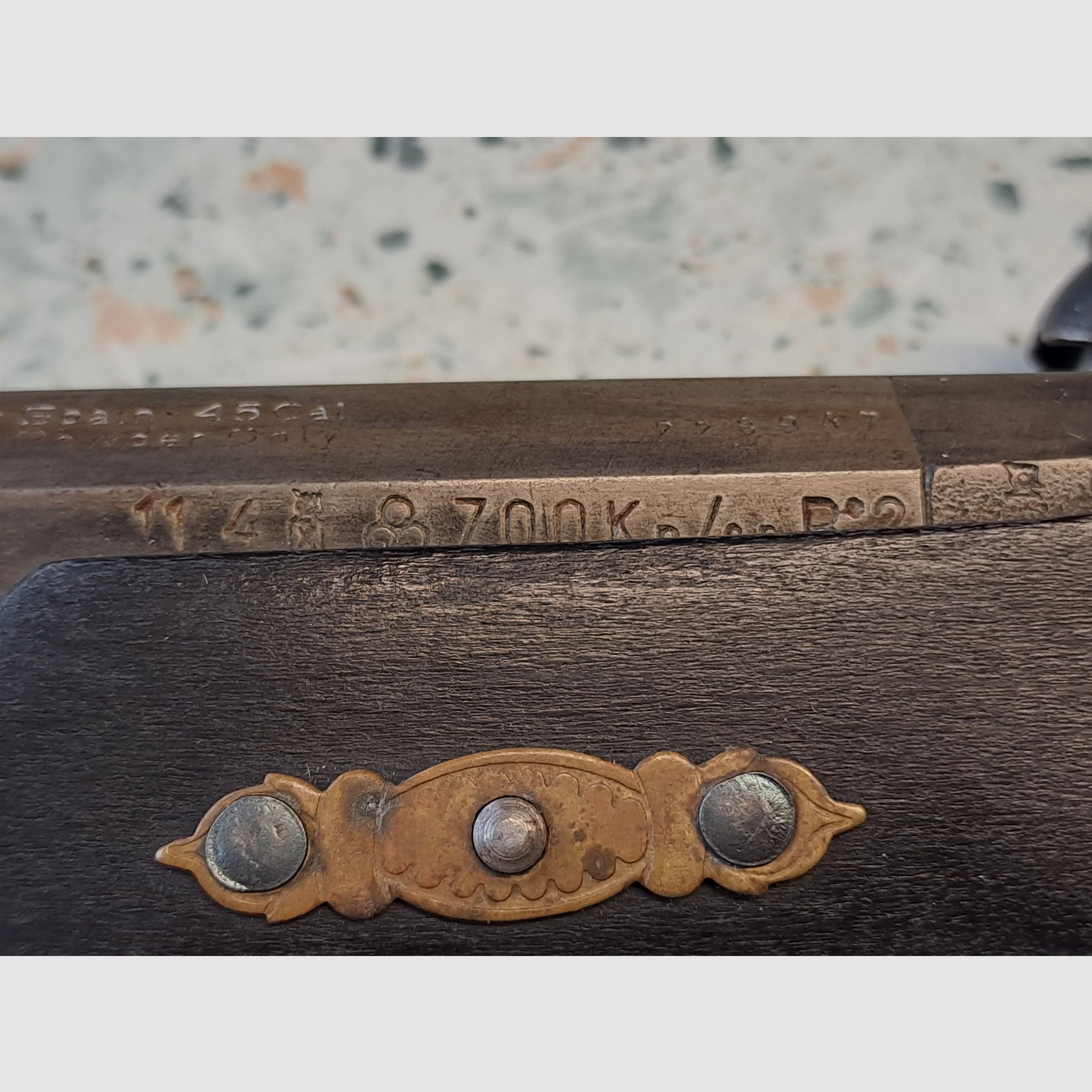 Philadelphia Derringer Dikar .45 including original proof certificate