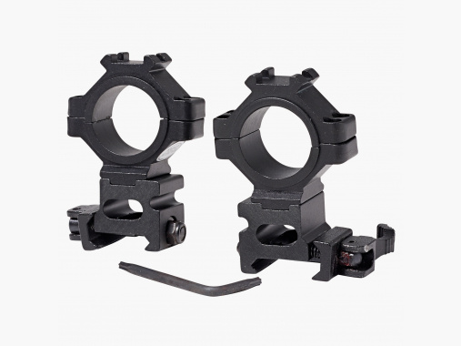 Montaggio a sgancio rapido Lensolux altezza 40 mm fino al centro dell'anello |