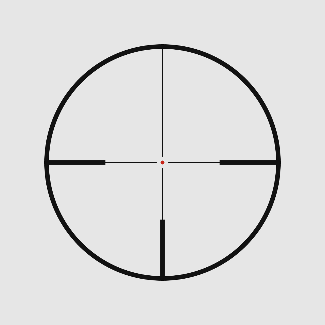 Kahles Zielfernrohr HELIA 1-5x24i mit Schiene SR, Abs. 4-DH