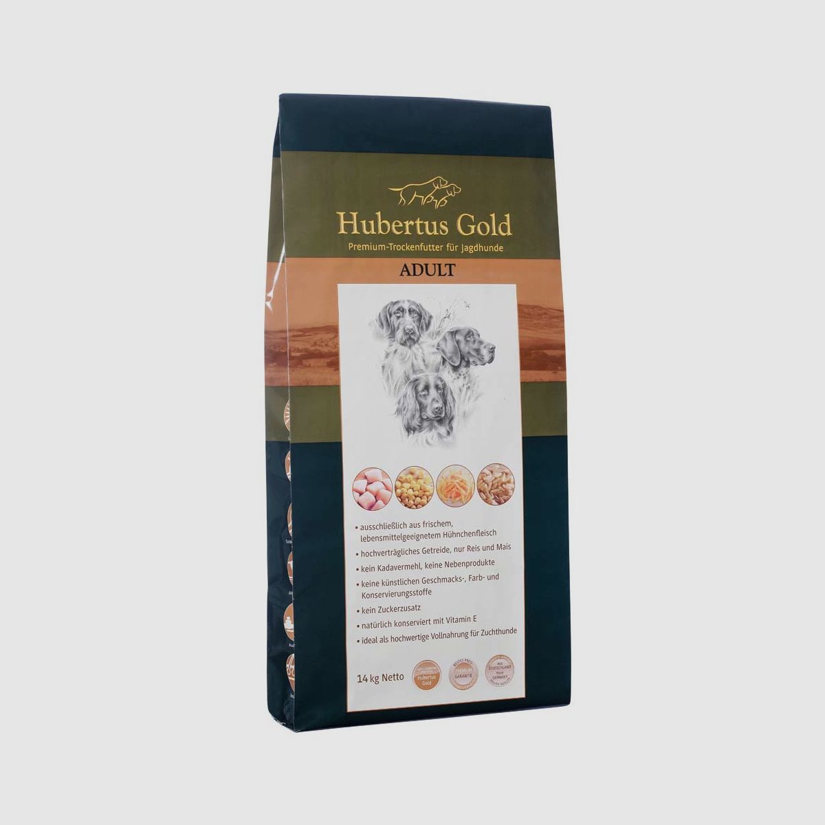 HUBERTUS GOLD Dorosłe Premium Pełnoporcjowe Karma Sucha 14 kg