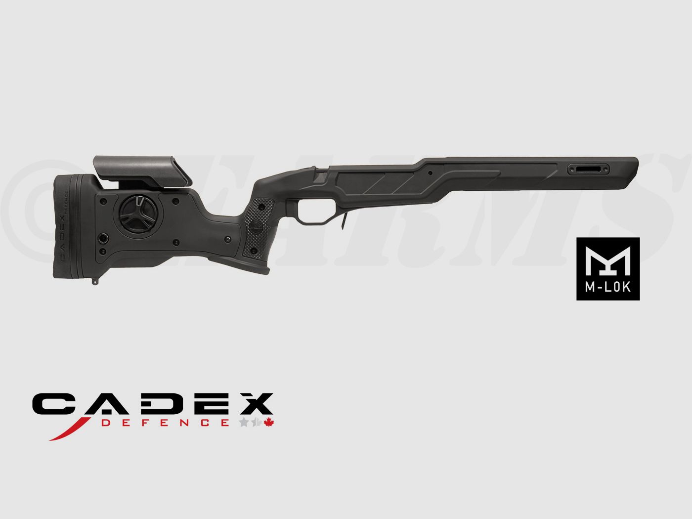 CADEX DEFENCE Strike Nuke Evo M-LOK® TIKKA T3/T3x CTR SA for CTR Magazine BLK