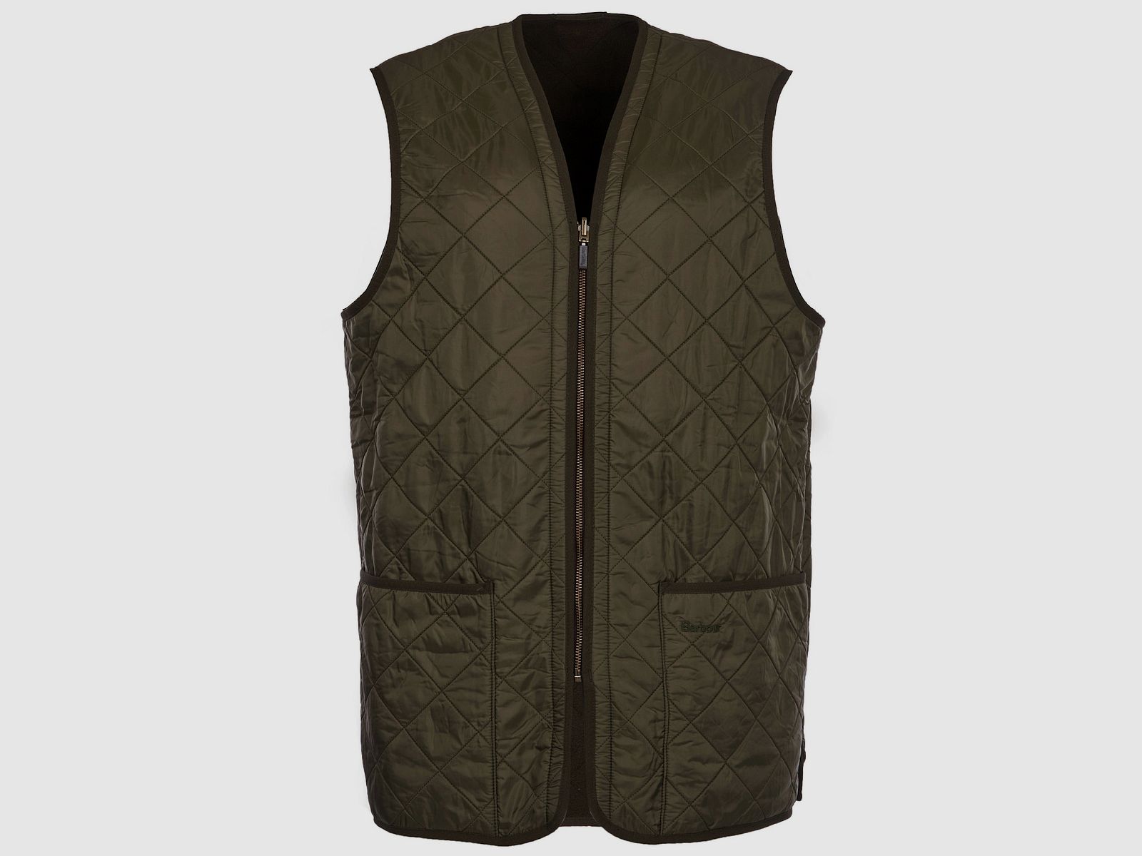 Barbour Polarquilt Waistcoat Jagdweste Herren Olivgrün - S