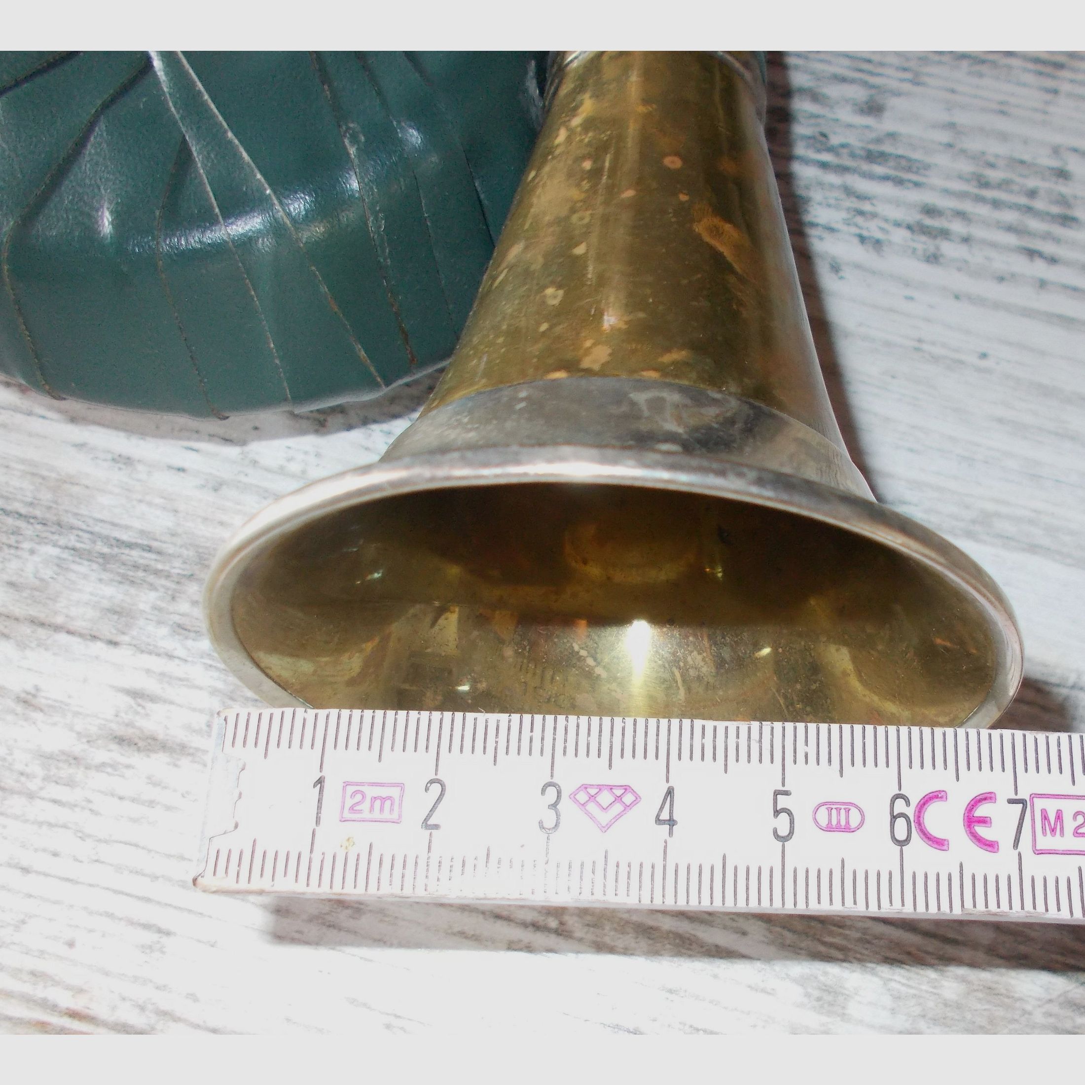 3x Jagdhorn Taschenjagdhorn Fürst Pless ALT aus Nachlass