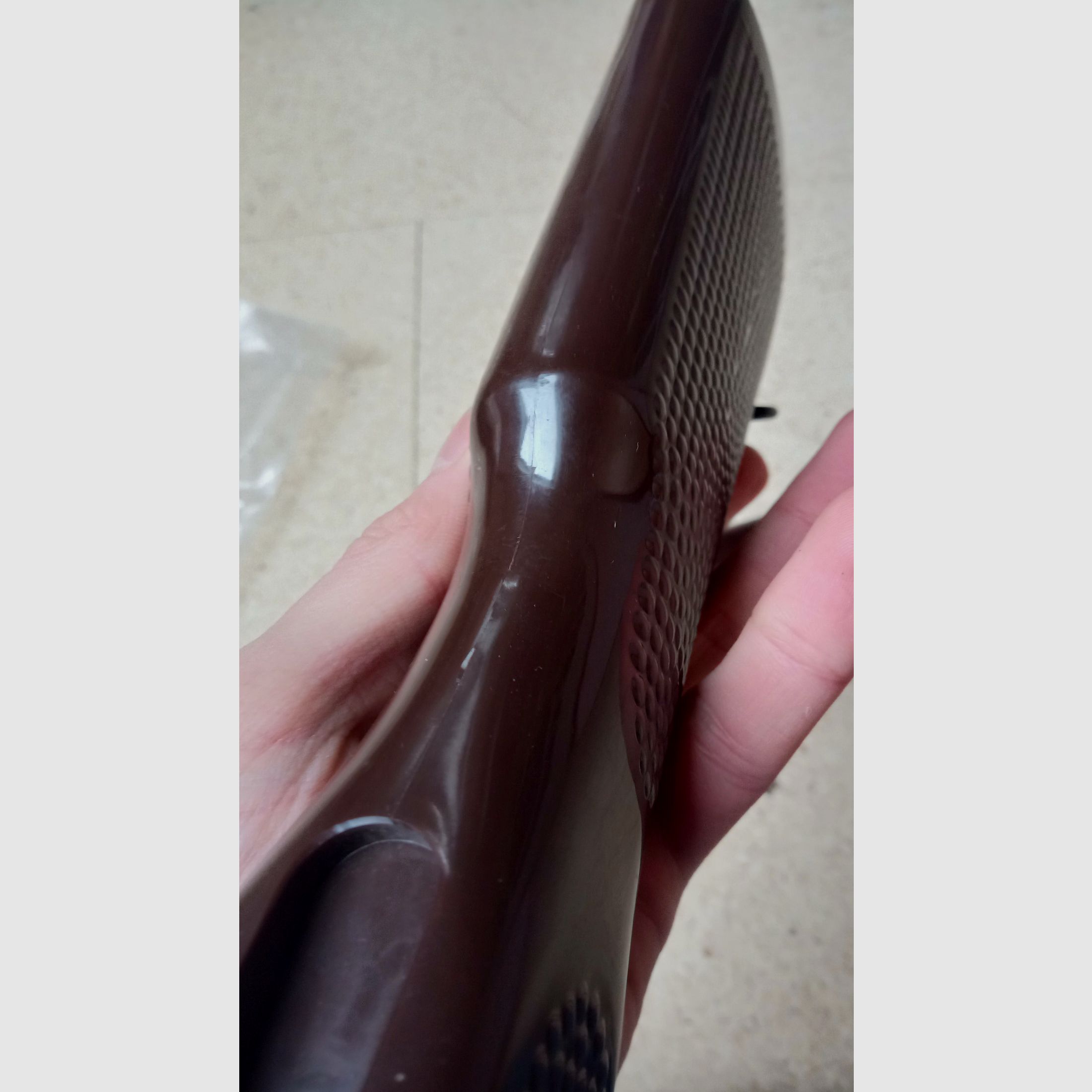 Original East German plastic fixed stock for the MPi-KM manufacturer VEB Wiesa in absolutely best condition // GDR NVA / AKM