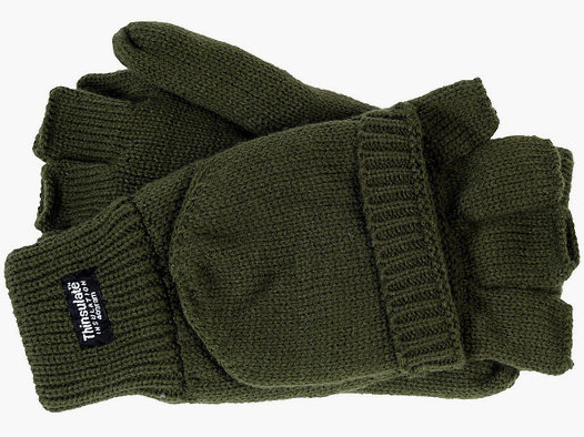 Skogen Strickhandschuhe  Olive