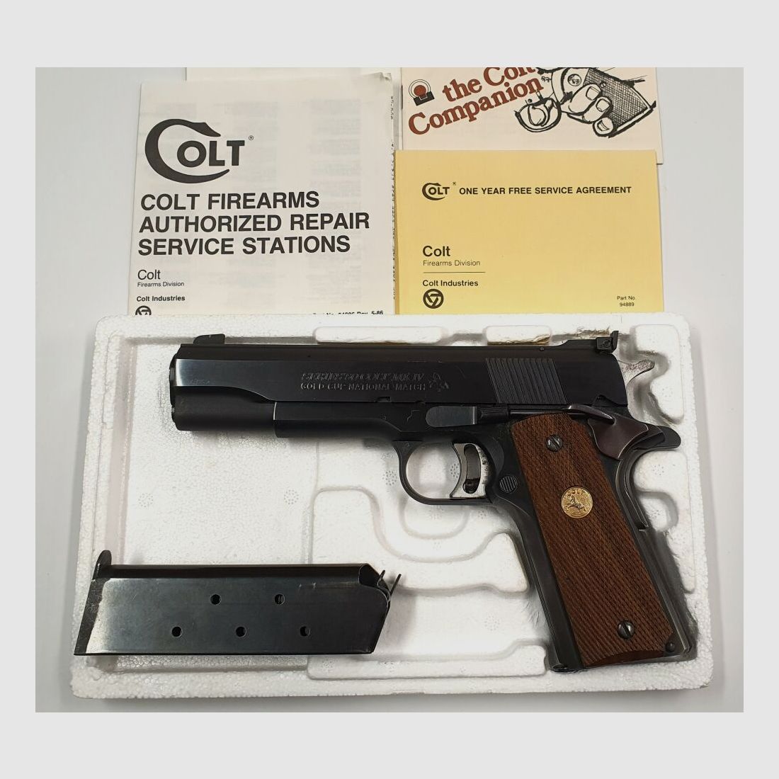 Pistole US Colt	 1911 Gold Cup National Match Series 80 Colt MK IV