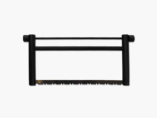 MFH tension saw with handles disassemblable black