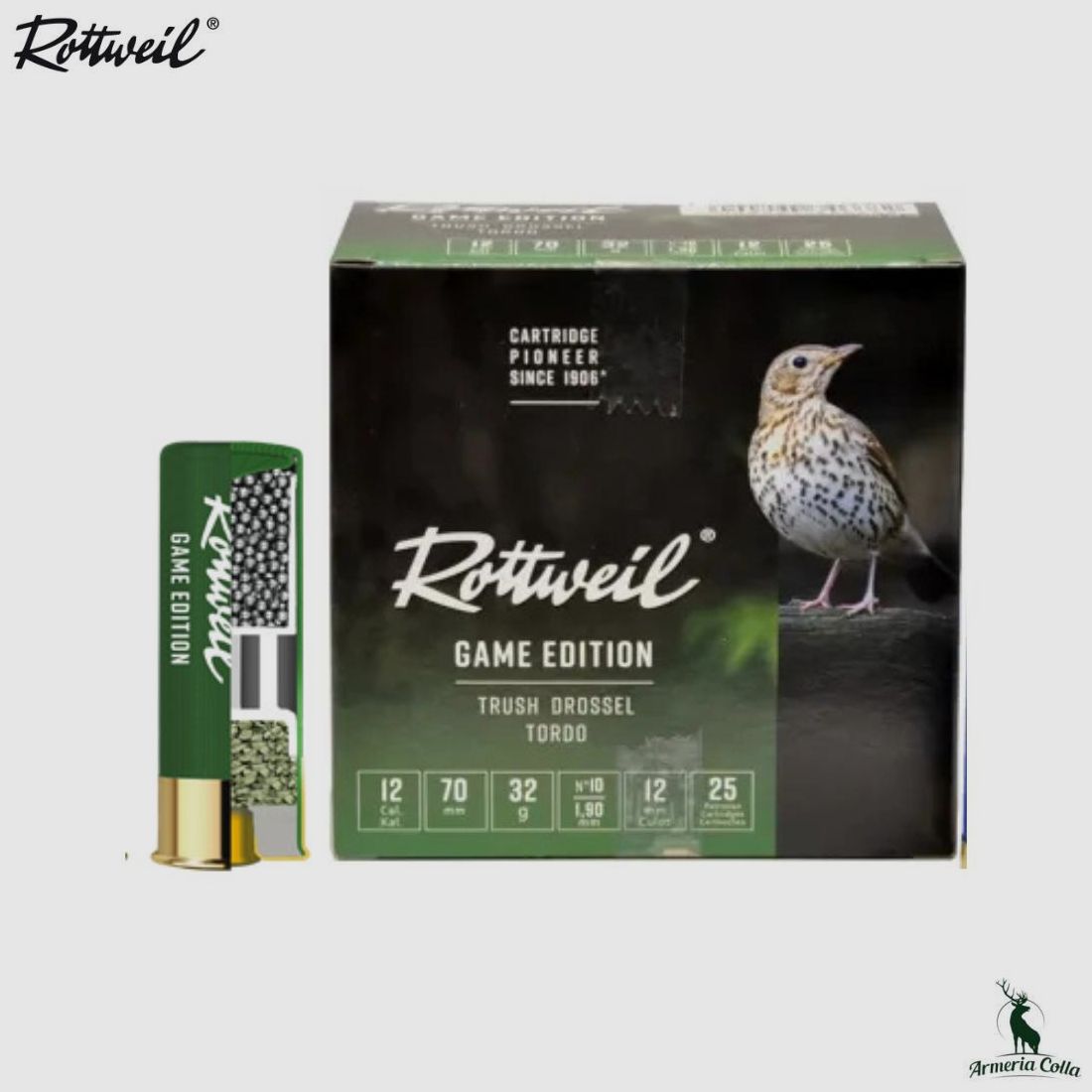 Rottweil Ammunition Game Edition Tordo cal.12 pb.10