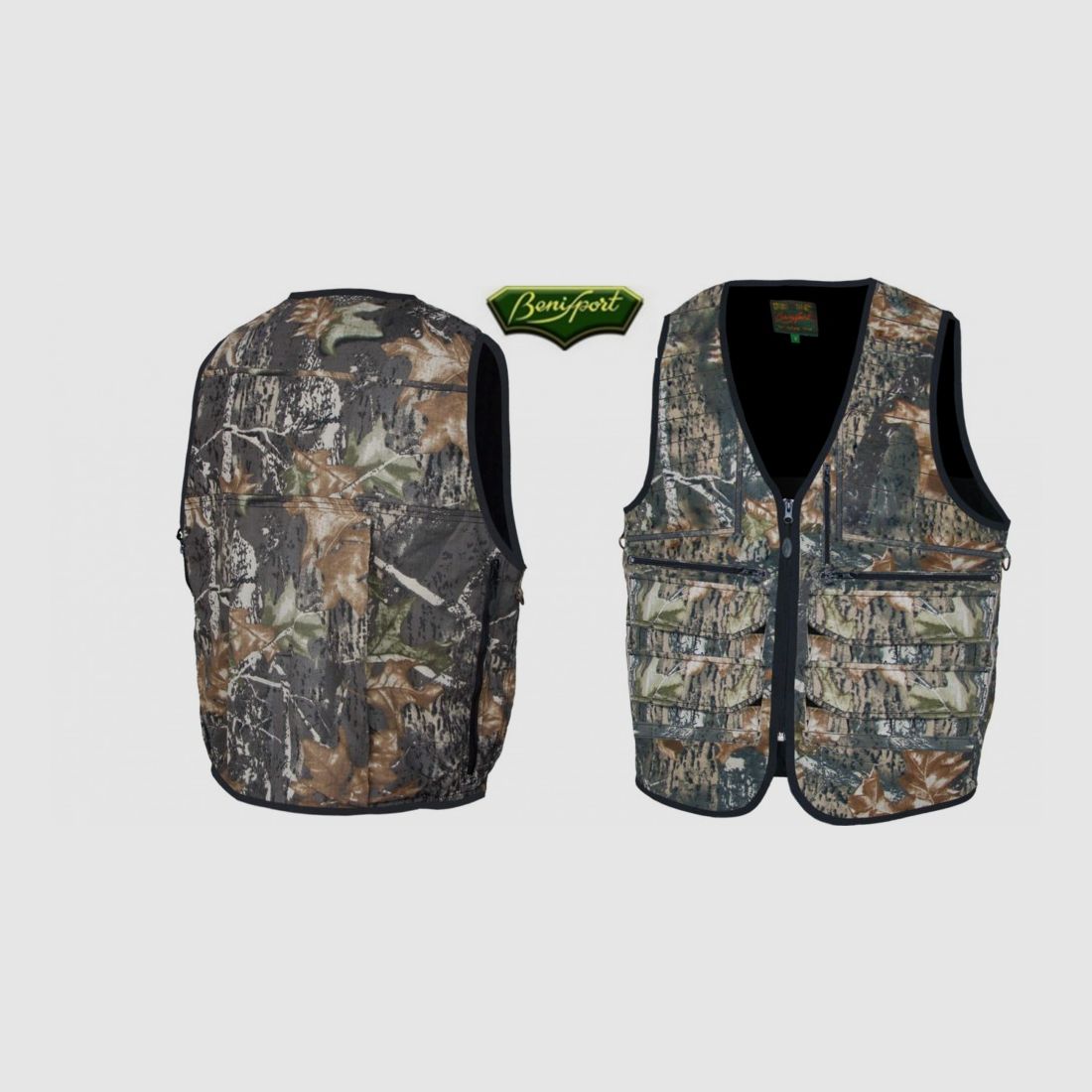 BENISPORT Gilet selva color bosco 769