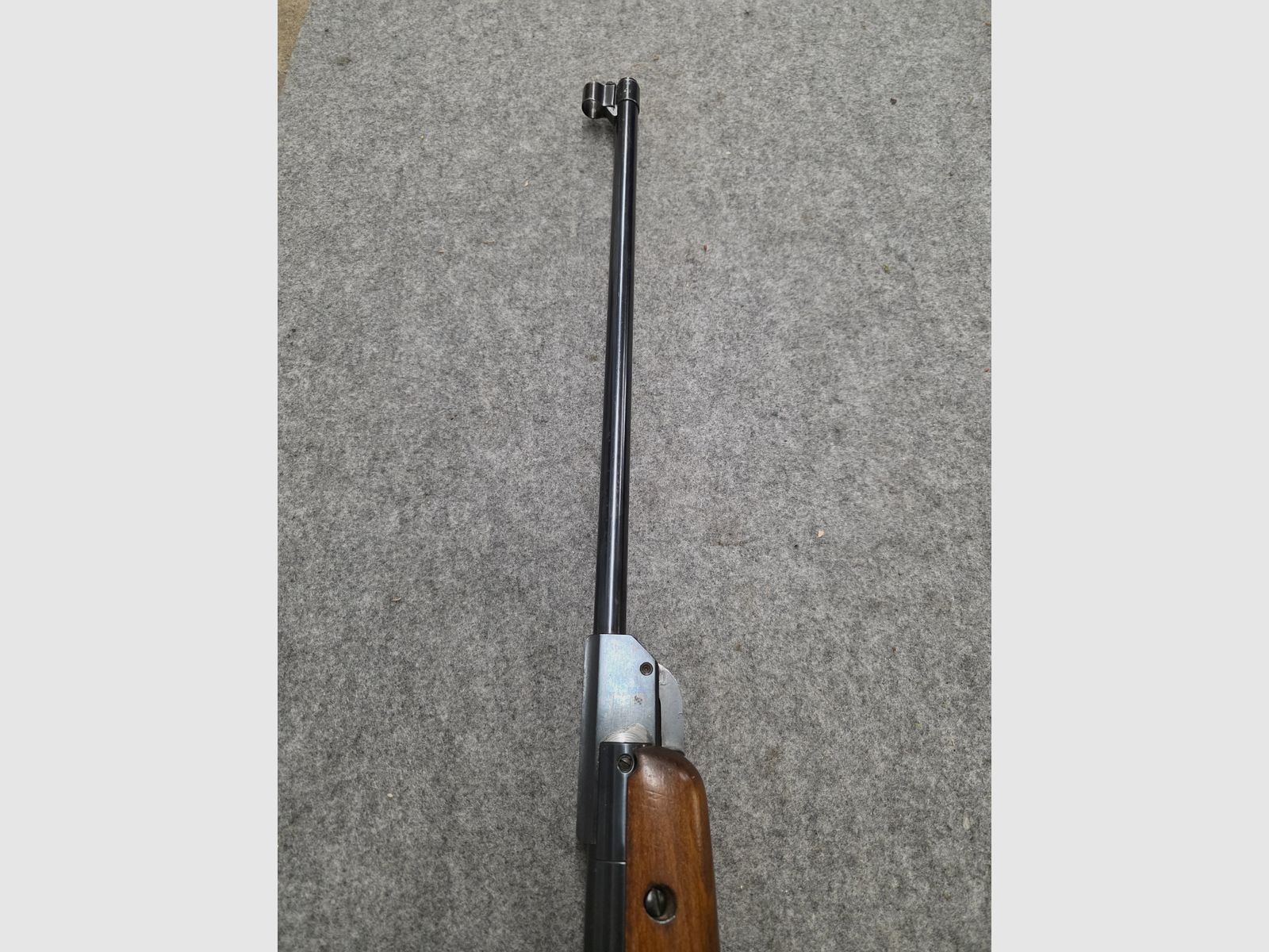 Vecchio Walther Mod. 53 Knicker carabina ad aria con diottra senza marchio F degli anni '50/'60 cal. 4,5mm Diabolo, immagine 10 di 12
