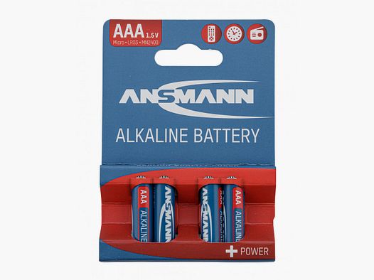 Alkaline-Batterien LR03 AAA - Ansmann