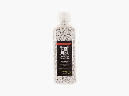 Airsoft High Quality Bio BB 0.23g (2500rds) - Delta Armory