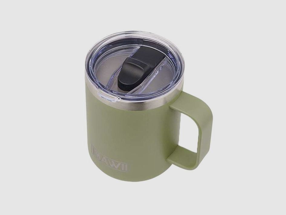 Stainless Steel Mug with Handle, 350 ml, Black, image 6 of 9