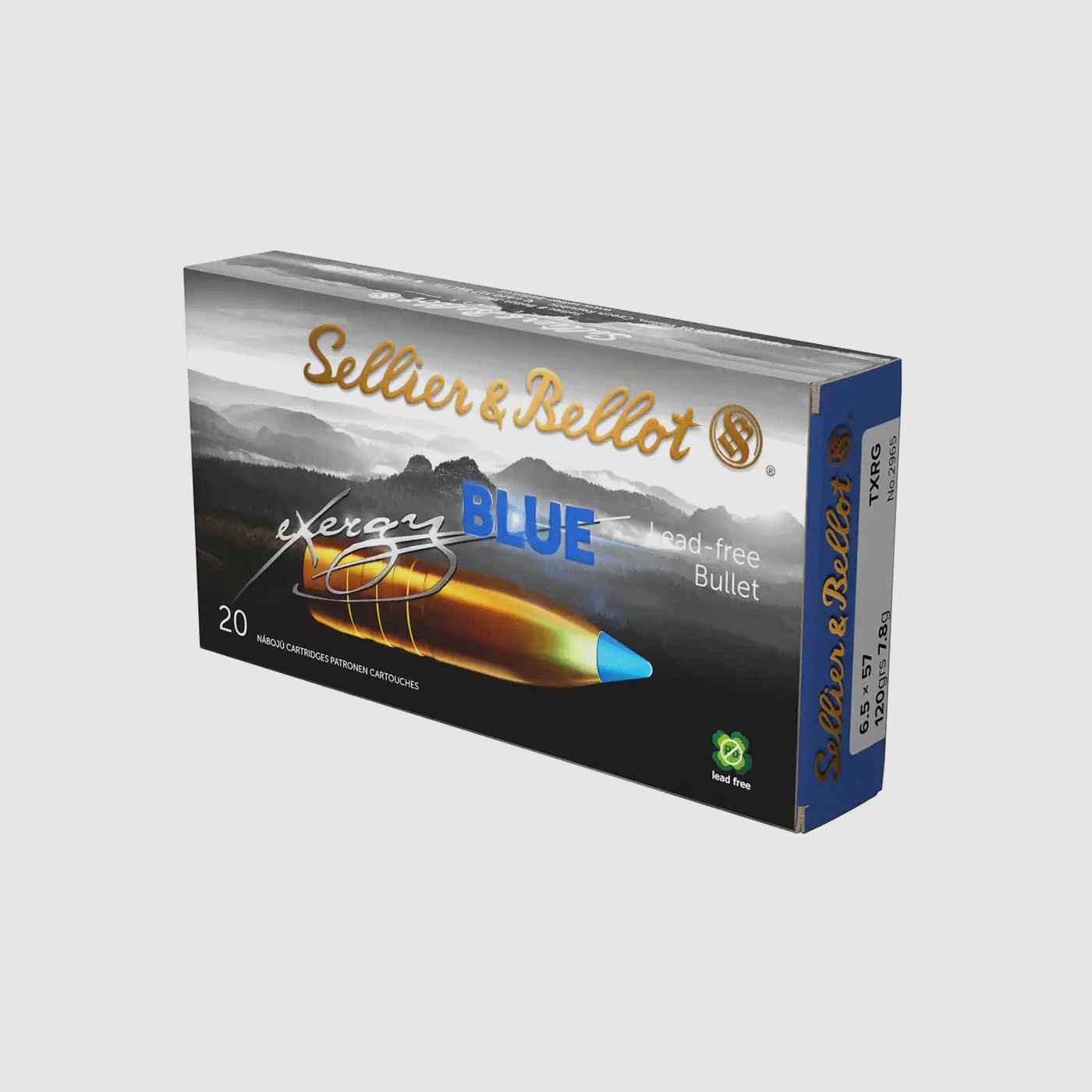 SELLIER & BELLOT – 6,5×57 TXRG 120grs 7,8g N° 2965 (20pcs), image 2 sur 2