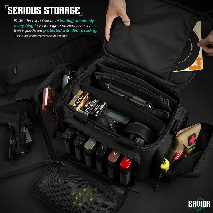 Shooting Bag SAVIOR SPECIALIST RANGE BAG schwarz, Bild 4 von 7