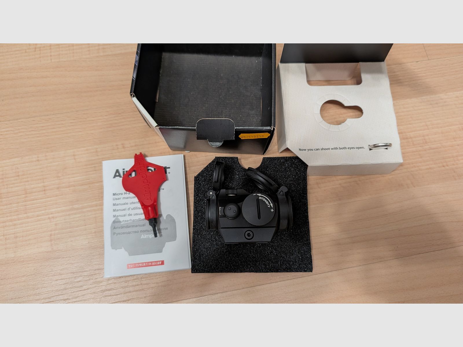 Aimpoint Micro H2 mit Picatinny Montage - Wie Neu