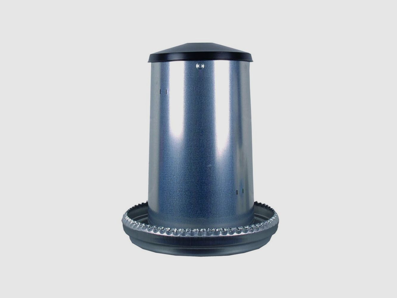 Mangiatore a tramoggia zincato 25L